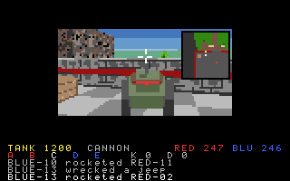 Amiga: driving a tank