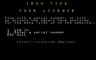 Amiga: the first time, it asks for your licence